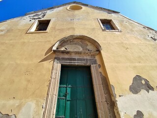 Procida – Facciata dell'Abbazia di San Michele Arcangelo
