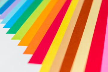 カラフルな帯状パターン