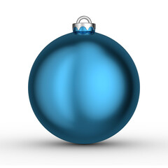 Christmas balls isolated on white background
