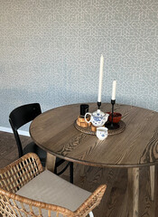scandinavian interior design dining area 