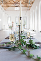 wedding table setting