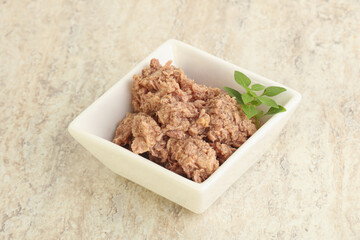 Canned tuna fish for salad