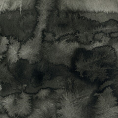 Abstract texture with black mixing paint