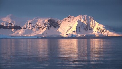 Beauty of nature. Melting ice in the Antarctic. Global warming and climate change. Let's save the nature of planet Earth.