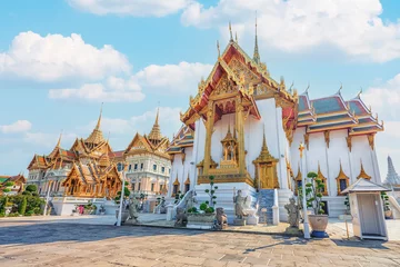 Fototapete Rund Grand Palace in Bangkok city, Thailand © Stockbym