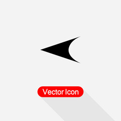Left Arrow Icon Vector Illustration Eps10