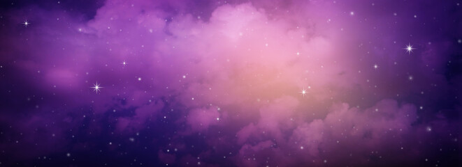 night sky with stars.