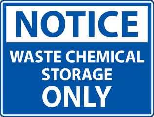 Waste Chemical Storage Only On White Background