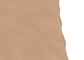 Brown ripped paper background