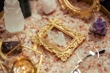 Raw crystal photography - Spiritual Clear Quartz Gemstone