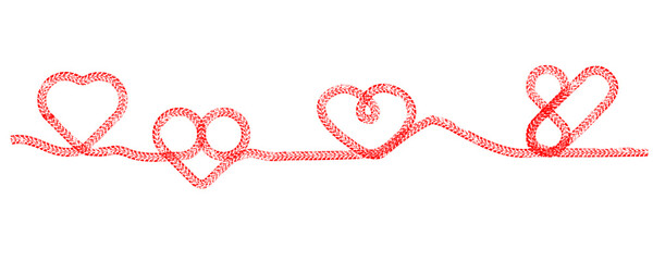 Tire tracks in heart form. One line love heart . Infinity love . Car thread silhouette. Vector illustration.