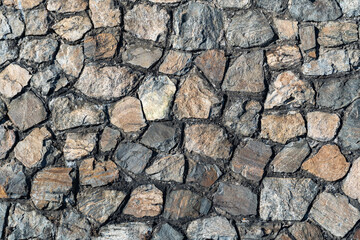 Old stonework on the wall