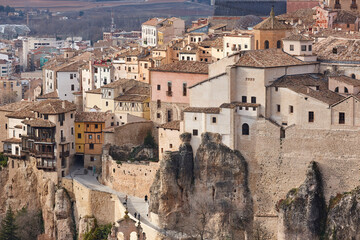 Fototapeta na wymiar Cuenca panoramic view. Rey viewpoint. Castilla La Mancha. Spain