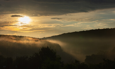 Fototapeta premium frosty landscape