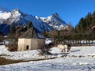 Paysages alpins : le Monêtier-les-Bains 