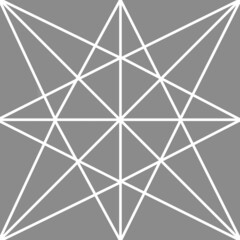 Eight pointed star. Geometry. Background.