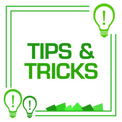 Tips And Tricks Green Borders Bulbs Corner Squares 