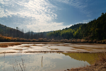 lake in the mountains