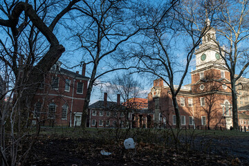 Independence Hall and Congress Hall (Original Capitol) Area in Philadelphia, PA