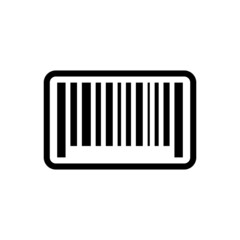 Simple bar code icon