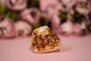 Raw Crystal Photography - Yellow Amethyst gemstone