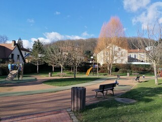 City of Buc, ville de Buc, France. Park. 