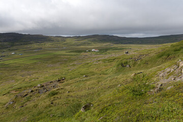 Fototapeta na wymiar Landschaft bei Laugarholl - Island