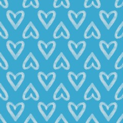 seamless pattern with hearts
