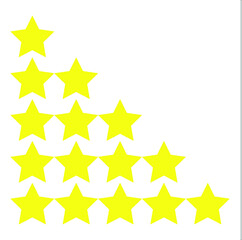 Five-star rating. Rate status level. Different ranks from one to five stars
customer product Review, increase ranking, evaluation, and classification concept. flat vector icon for apps and websites