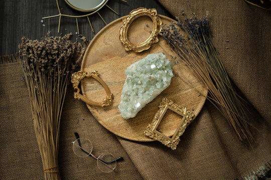 Raw crystal photography - Apophyllite Gemstone