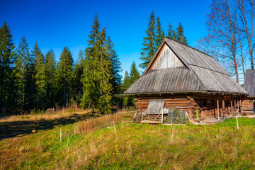 Beautiful landscape of the Tatra National Park at sunny day. Poland