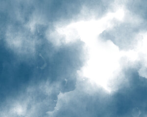曇り空のイラスト　背景　