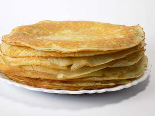 pancakes on a plate