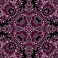 Elegant Seamless Repeating Vintage Pattern Tile