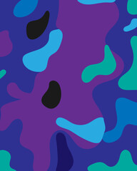 Plakat pattern background stripes blue green purple brown color