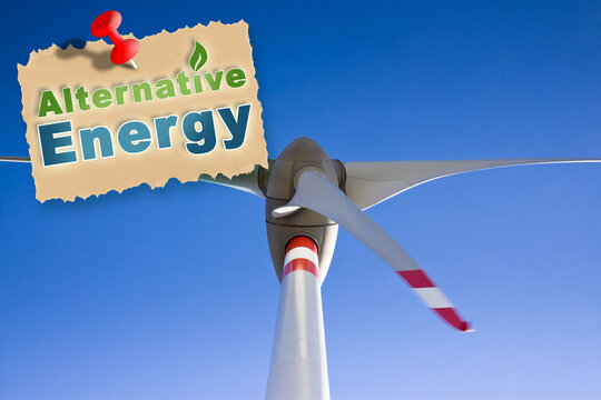 Wind turbine - Alternative Energy concept image