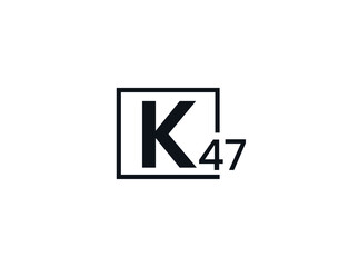 K47, 47K Initial letter logo