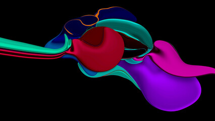 Modern shape and color design background, Gradient colorful abstract background
