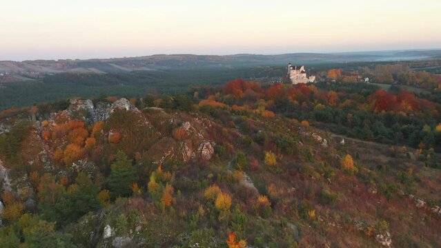 autumn landscape in the mountains