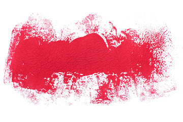 abstract acrylic watercolor paint brush stroke texture isolated on white background for logo and banner. design, creative, and illustration.