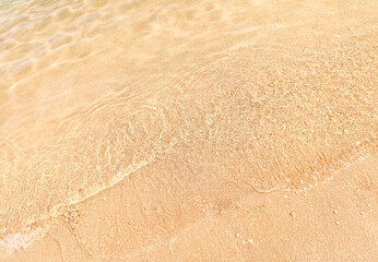 Natural trendy sand background. Beige sea beach sand texture.