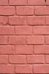 Painted brick wall