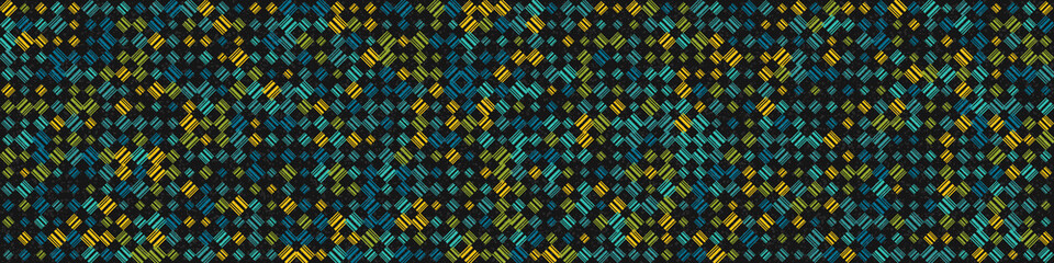 Abstract Geometric Pattern generative computational art illustration