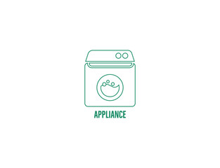 house appliance icon vector illustration 