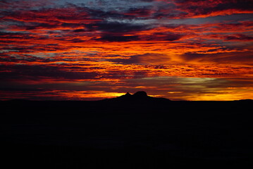 Atardecer en Bosques Petrificados 