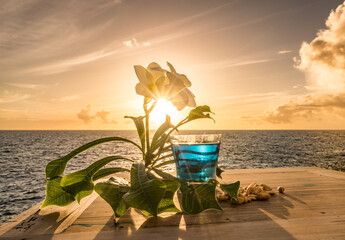   views around the Caribbean island of Curacao