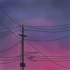 Fototapeta premium Stormy sky