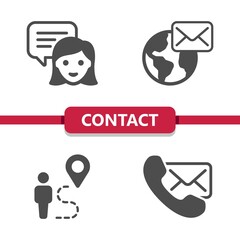 Contact Us - Contact Icons