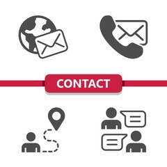 Contact Us - Contact Icons