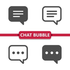 Chat Bubbles - Speech Bubbles - Chat Icons